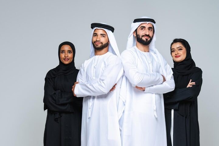 Male teachers at Nusrat al Qur'an Academy